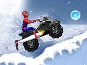 Jugar Spiderman Snow Scooter