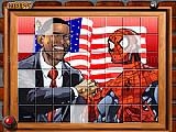Jugar Sort my tiles obama and spiderman