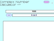 Complex number calculator