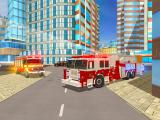 Jugar Fire city truck rescue driving simulator