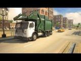 Jugar Garbage truck city simulator