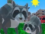 Play Raccoon adventure city simulator 3d now
