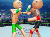 Play Police stick man wrestling fighting game now