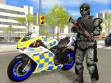 Play Police bike city simulator now