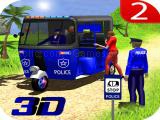 Play Police auto rickshaw taxi game now