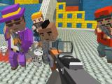 Play Gungame shooting warfare blocky gangster now