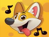 Jugar Hungry corgi - cute music game