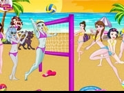 Play Princess Vs Monster High Beach Volleyball now