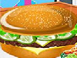 Play Burger cooking now