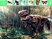 The forest dinosaurs hidden objects