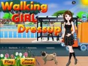 Play Walking girl dressup now