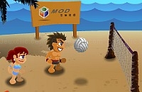 Play Olympic beach volleyball now