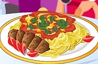 Jugar Spaghetti and meatballs