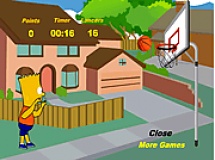 Play Bart simpson basketball now