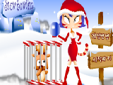 Play Snow bowling now
