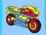 Play Fast racer motorbike coloring now