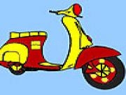 Play City motorbike coloring now