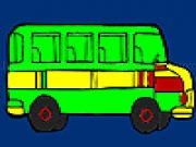 Jugar Big city bus coloring