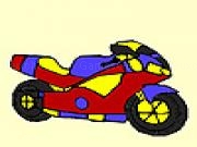 Jugar Fast city motorcycle coloring