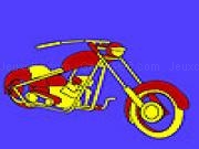Play Hot road motorbike coloring now