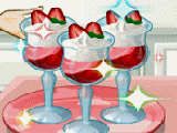 Play Strawberry parfait - sara's cooking class now