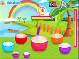Play Rainbow cupcakes now