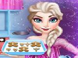Play Elsa cooking gingerbread now