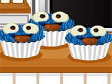 Play Cookie monster cupcakes now