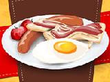 Play Cooking eggs with bacon now