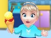 Play Baby Elsa Cooking Homemade Icecream now