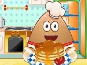 Play Pou Cooking Pancakes now