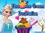 Play Elsa Ice Cream Decoration now