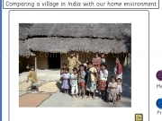 Comparing a village in India with our home environment
