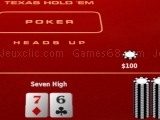 Play Texas holdem poker heads up now