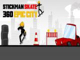 Jugar Stickman skate 360 epic city