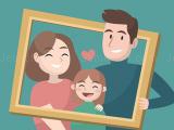 Play Happy family puzzle now