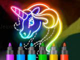 Play Learn to draw glow cartoon now