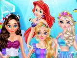 Play Princess mermaid style makeup now