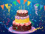 Play Birthday cake puzzle now