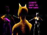 Play Lizard lady vs the cats now