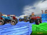 Play Monster truck stunts sky driving now