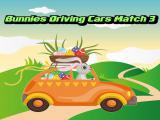 Play Bunnies driving cars match 3 now