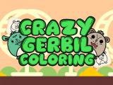 Play Crazy gerbil coloring now