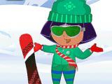 Jugar Dora ski winter dressup
