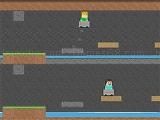 Jugar Alex and steve miner two-player now