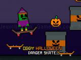 Jugar Obby halloween danger skate now