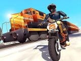 Jugar Tricky bike stunt vs train racing game now