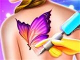 Jugar Funny tattoo shop game now