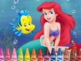 Jugar 4gameground - little mermaid coloring now