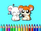 Jugar Hamster coloring book now